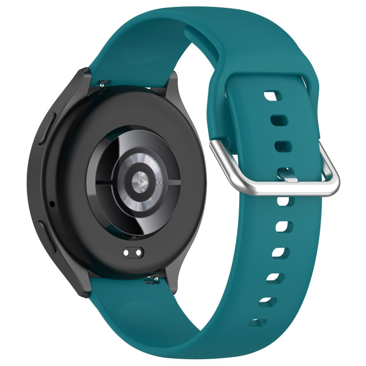 For Xiaomi Watch 2 Solid Color Metal Silver Buckle Silicone Watch Band, Size: S(Green) - Watch Bands by PMC TechLife | Online Shopping South Africa | PMC TechLife