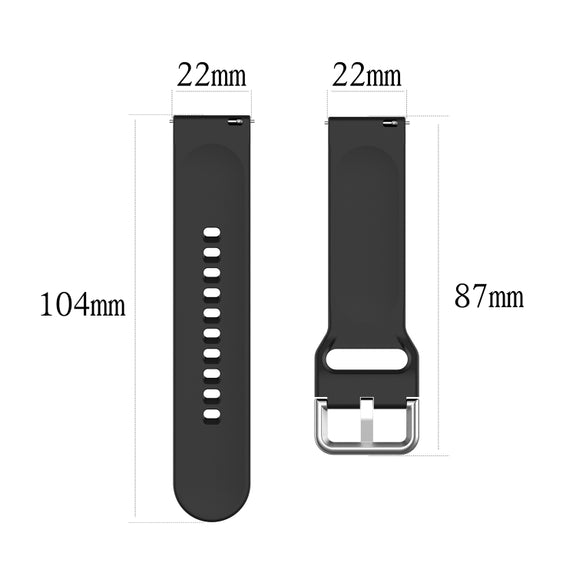 For Xiaomi Watch 2 Solid Color Metal Silver Buckle Silicone Watch Band, Size: S(Army Green)