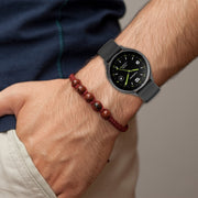 For Xiaomi Watch 2 Solid Color Metal Silver Buckle Silicone Watch Band, Size: S(Army Green)