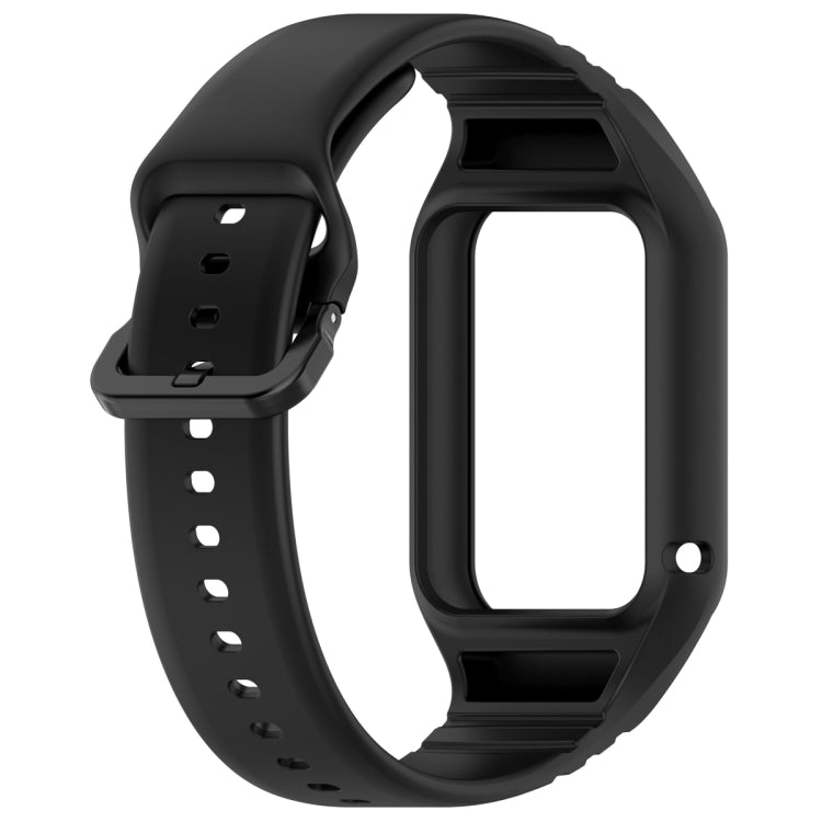 For Xiaomi Mi Band 8 Pro Solid Color Integrated TPU Watch Band(Black) - free shipping - PMC TechLife - Order now!