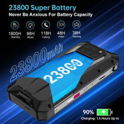 Unihertz Tank 3 Pro 5G / 8849, 16GB+512GB, Projector, 200MP Camera, Night Vision, 23800mAh Battery, 6.79 inch Android 13 Dimensity 8200 Octa Core, Network: 5G(Black)