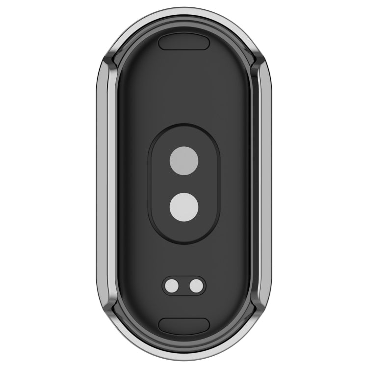 For Xiaomi Mi Band 8 / 9 Ceramic / 10 Ceramic Diamond Half Pack Hollow PC Watch Protective Cover(Silver) - free shipping - PMC TechLife - Order now!
