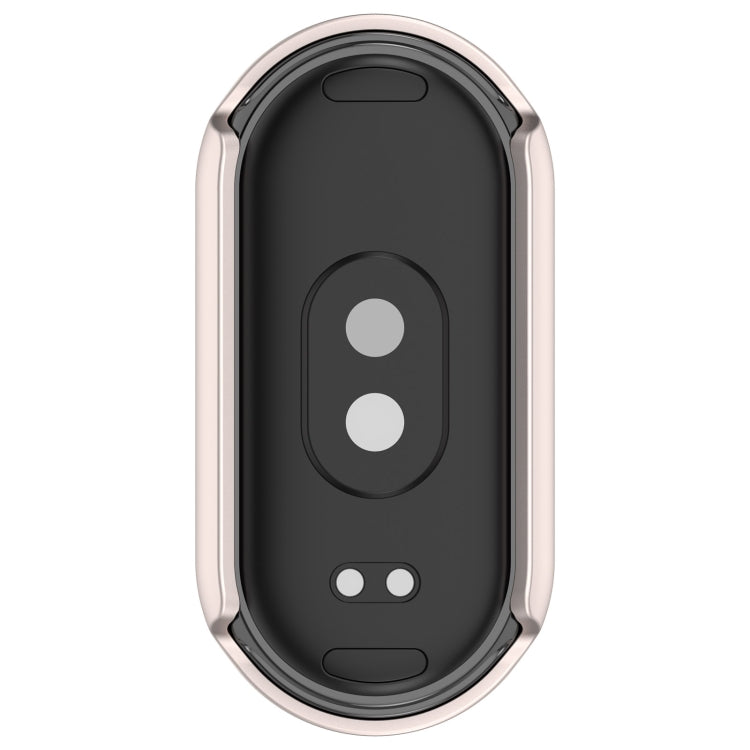 For Xiaomi Mi Band 8 Diamond Half Pack Hollow PC Watch Protective Case(Starlight) - Watch Cases by PMC TechLife | Online Shopping South Africa | PMC TechLife