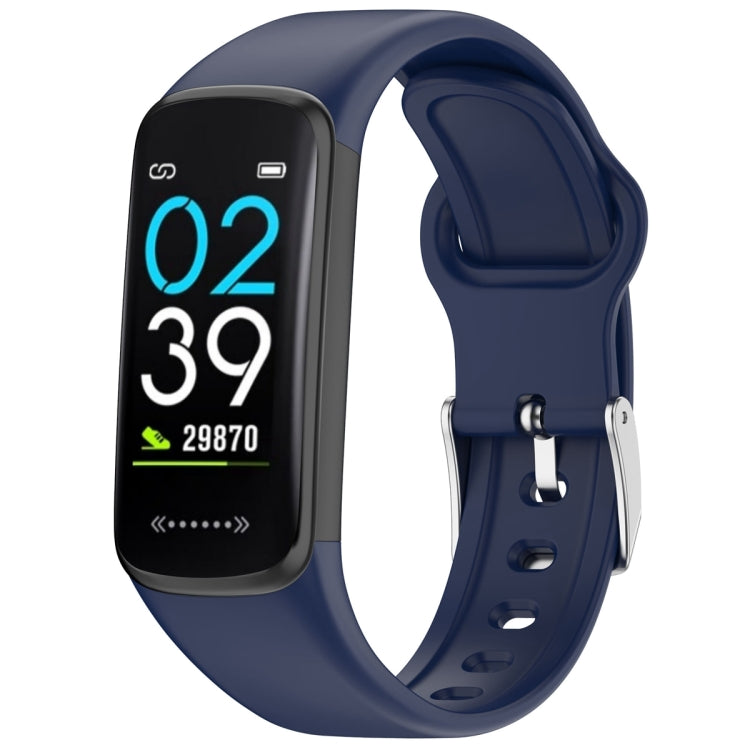 For Mambo Band 6S Solid Color Silver Buckle Silicone Watch Band(Midnight Blue) - free shipping - PMC TechLife - Order now!