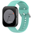 For CMF Watch Pro D395 22mm Solid Color Silver Buckle Silicone Watch Band, Size:L(Teal) - Watch Bands by PMC TechLife | Online Shopping South Africa | PMC TechLife
