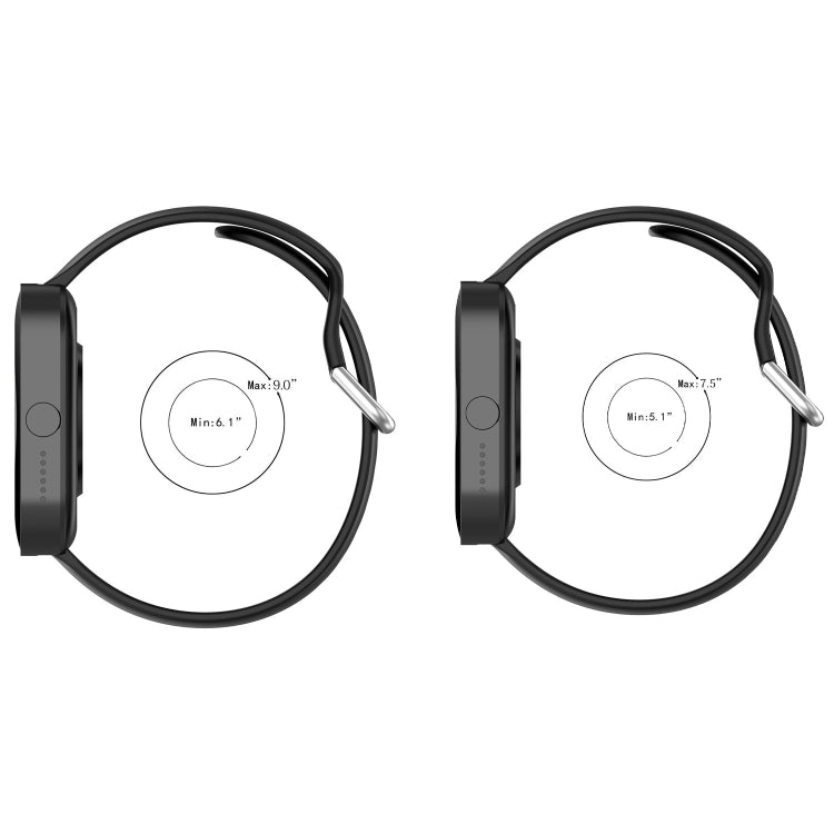 For CMF Watch Pro D395 22mm Solid Color Silver Buckle Silicone Watch Band, Size:L(Green) - Watch Bands by PMC TechLife | Online Shopping South Africa | PMC TechLife