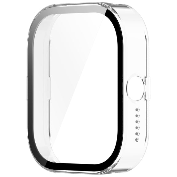 For CMF Watch Pro D395 PC + Tempered Film Integrated Watch Protective Case(Transparent)