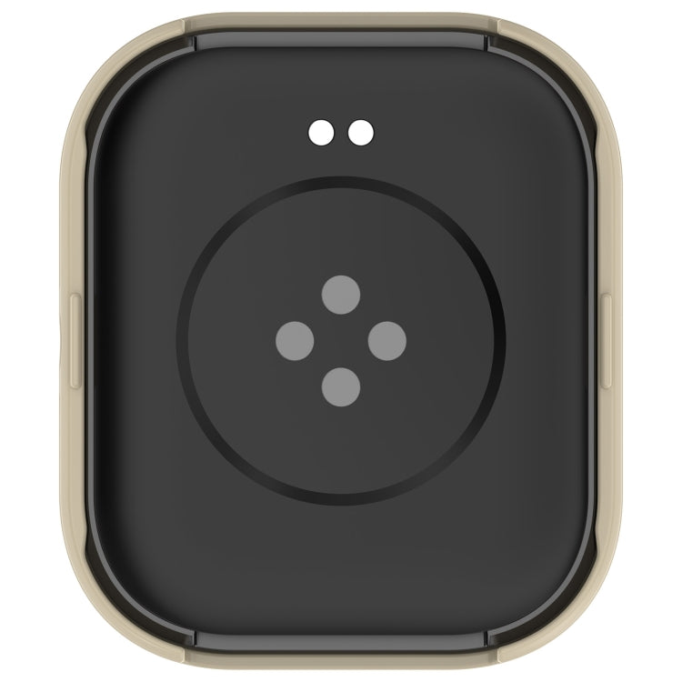 For CMF Watch Pro D395 PC + Tempered Film Integrated Watch Protective Case(Ivory White) - Watch Case by PMC TechLife | Online Shopping South Africa | PMC TechLife