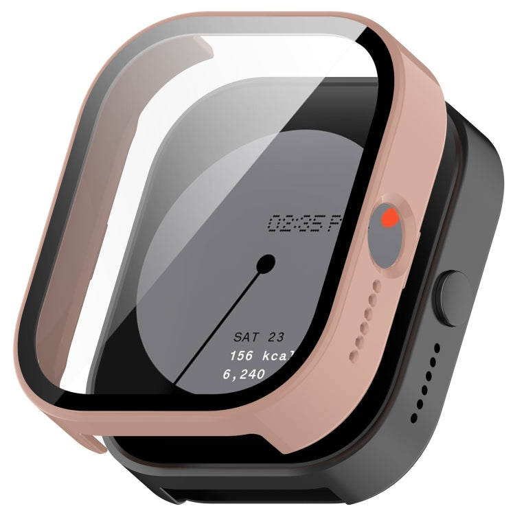 For CMF Watch Pro D395 PC + Tempered Film Integrated Watch Protective Case(Pink) - free shipping - PMC TechLife - Order now!