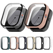 For CMF Watch Pro D395 PC + Tempered Film Integrated Watch Protective Case(Black)