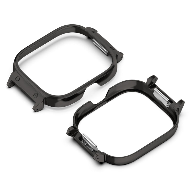 For CMF Watch Pro D395 20mm Metal Frame Watch Protective Case(Black) - Watch Case by PMC TechLife | Online Shopping South Africa | PMC TechLife