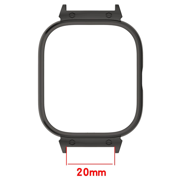 For CMF Watch Pro D395 20mm Metal Frame Watch Protective Case(Rose Gold)