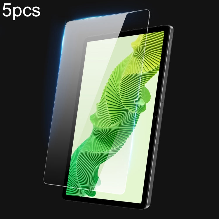 For Realme Pad 2 5pcs DUX DUCIS 0.33mm 9H HD Full Screen Tempered Glass Film - free shipping - PMC Jewellery - Order now!