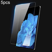 For vivo Pad 5pcs DUX DUCIS 0.33mm 9H HD Full Screen Tempered Glass Film