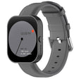 For CMF Watch Pro D395 / Watch Pro 2 22mm Round Tail Genuine Leather Watch Band(Grey) - free shipping - PMC TechLife - Order now!