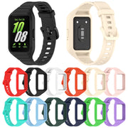 For Samsung Galaxy Fit 3 Solid Color Integrated TPU Watch Band(Starlight)