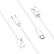 For Samsung Galaxy Fit 3 Official Style Smart Watch Charging Cable, Length: 1m, Port:USB-C / Type-C(White) - Charger by PMC TechLife | Online Shopping South Africa | PMC TechLife | Buy Now Pay Later Mobicred
