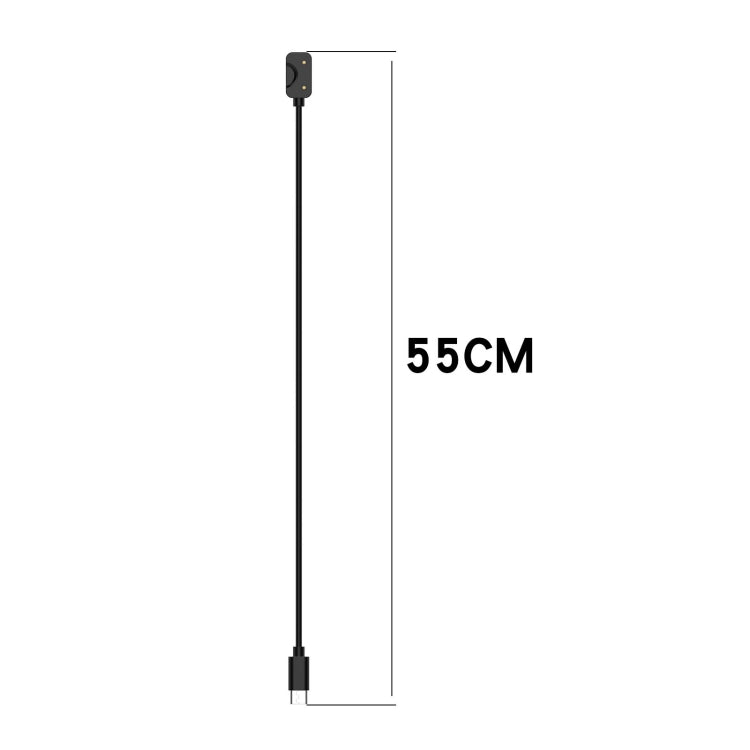 For Samsung Galaxy Fit 3 Official Style Smart Watch Charging Cable, Length: 55cm, Port:USB-C / Type-C(Black) - Charger by PMC TechLife | Online Shopping South Africa | PMC TechLife