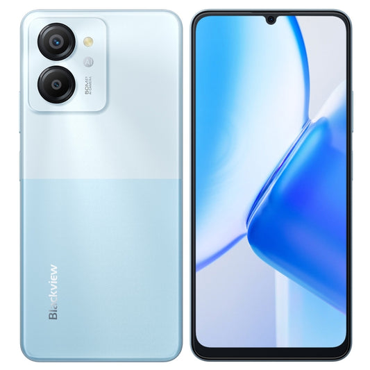 Blackview COLOR 8, 8GB+256GB, Fingerprint & Face Identification, 6.75 inch Android 13 Unisoc T616 Octa Core up to 2.2GHz, Network: 4G, OTG(Ripple Blue) - free shipping - PMC Jewellery - Order now!
