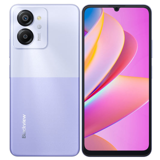 Blackview COLOR 8, 8GB+256GB, Fingerprint & Face Identification, 6.75 inch Android 13 Unisoc T616 Octa Core up to 2.2GHz, Network: 4G, OTG(Wisteria Purple) - free shipping - PMC Jewellery - Order now!