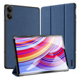 For Xiaomi Redmi Pad Pro 12.1 DUX DUCIS Domo Series Cloth Texture Magnetic Leather Tablet Case(Blue) - More Tablet Cases by DUX DUCIS | Online Shopping South Africa | PMC TechLife | Buy Now Pay Later Mobicred