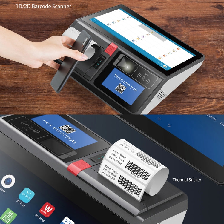 SGT-116 11.6 inch Capacitive Touch POS Terminal Cash Register, 2GB+32GB, RK3568 Quad Core Android 11(AU Plug) - Printer by PMC Jewellery | Online Shopping South Africa | PMC Jewellery | Buy Now Pay Later Mobicred