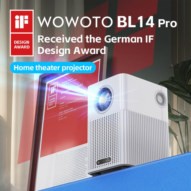 WOWOTO BL14Pro 4.41 inch LCD Display 1080P HD Smart Projector(US Plug) - LED Projector by WOWOTO | Online Shopping South Africa | PMC TechLife | Buy Now Pay Later Mobicred