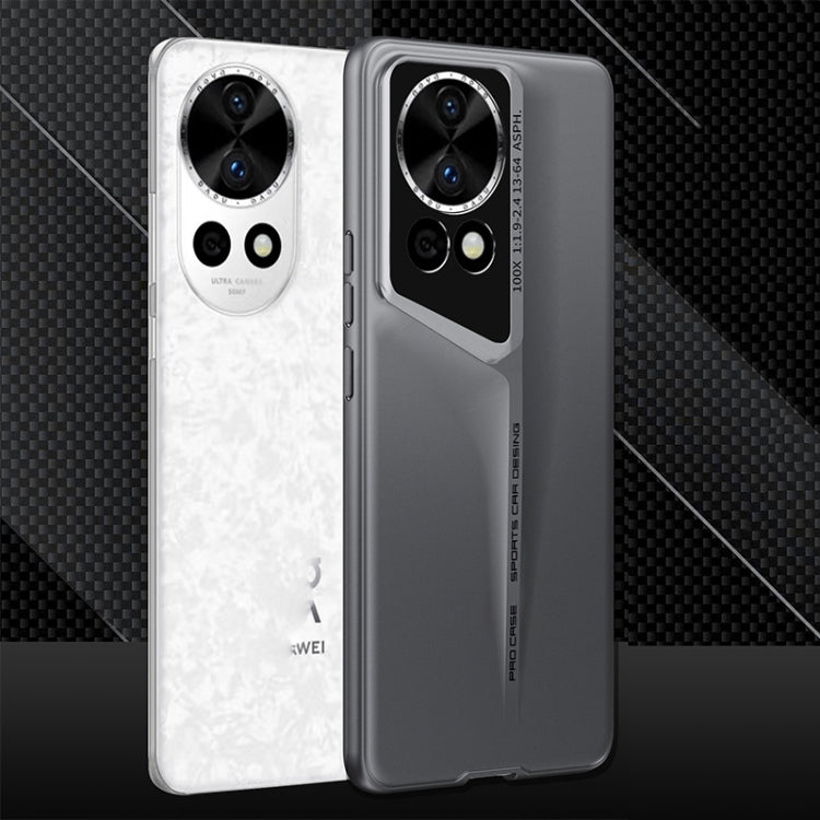 For Huawei Nova 12 GKK Blade Ultra-thin Full Coverage Phone Case(Grey) - free shipping - PMC Jewellery - Order now!