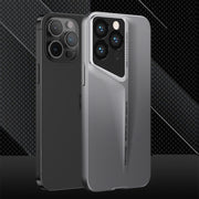 For iPhone 15 Pro GKK Blade Ultra-thin Full Coverage Phone Case(Grey)