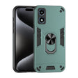 For Motorola Moto G Play 2024 Shockproof Metal Ring Holder Phone Case(Green) - free shipping - PMC Jewellery - Order now!