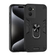 For Motorola Moto G Power 2024 Shockproof Metal Ring Holder Phone Case(Black) - Motorola Cases by PMC Jewellery | Online Shopping South Africa | PMC Jewellery | Buy Now Pay Later Mobicred