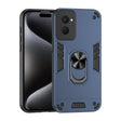For Motorola Moto G Power 2024 Shockproof Metal Ring Holder Phone Case(Blue) - Motorola Cases by PMC Jewellery | Online Shopping South Africa | PMC Jewellery | Buy Now Pay Later Mobicred