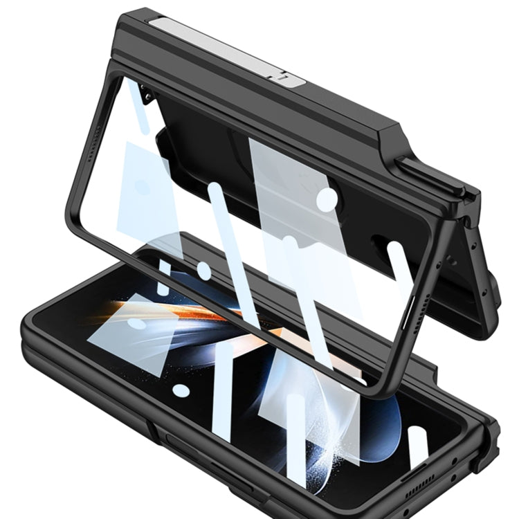 For Samsung Galaxy Z Fold4 GKK Integrated Magnetic Armor Full Coverage Phone Case(Carbon Fibre) - free shipping - PMC Jewellery - Order now!