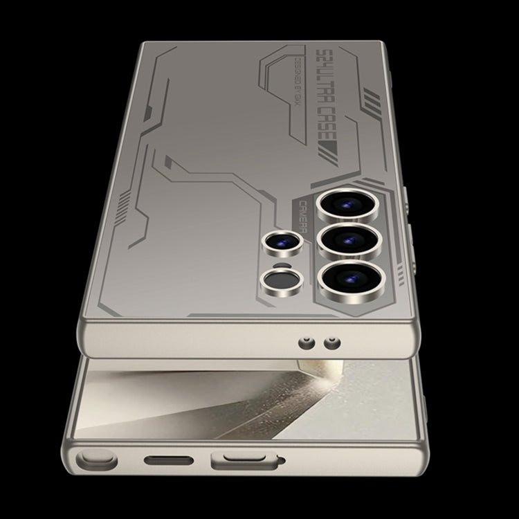 For Samsung Galaxy S24 Ultra 5G GKK AG Craft Skin Feel Exploration Edition Full Coverage Phone Case(Grey)