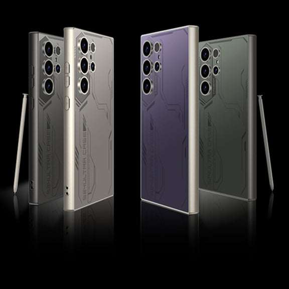 For Samsung Galaxy S23 Ultra 5G GKK AG Craft Skin Feel Exploration Edition Full Coverage Phone Case(Grey)