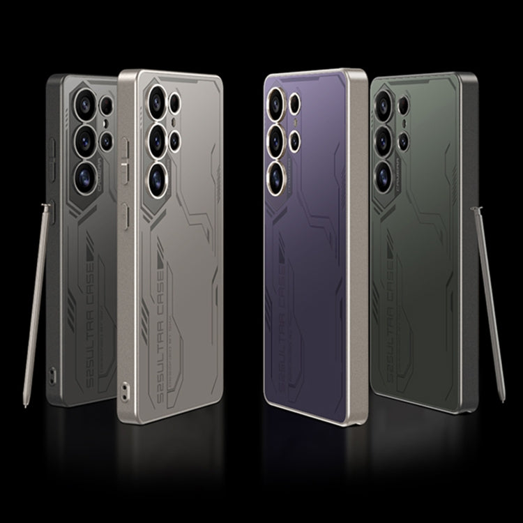 For Samsung Galaxy S25 Ultra 5G GKK AG Craft Skin Feel Exploration Edition Full Coverage Phone Case(Grey)