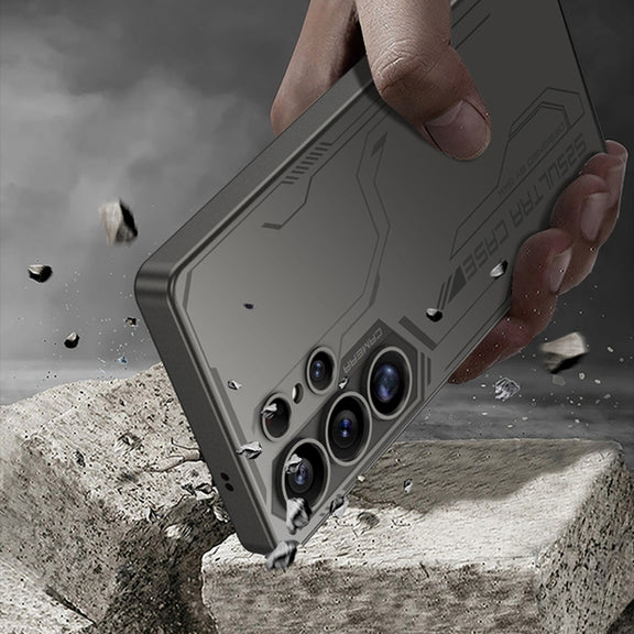 For Samsung Galaxy S25 Ultra 5G GKK AG Craft Skin Feel Exploration Edition Full Coverage Phone Case(Grey)