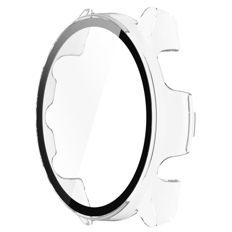 For Garmin Forerunner 165 / 165 Music PC + Tempered Film Integrated Watch Protective Case(Transparent) - Watch Cases by PMC TechLife | Online Shopping South Africa | PMC TechLife