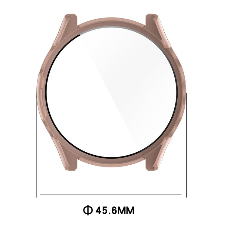 For Garmin Forerunner 165 / 165 Music PC + Tempered Film Integrated Watch Protective Case(Transparent) - Watch Cases by PMC TechLife | Online Shopping South Africa | PMC TechLife