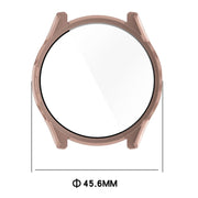 For Garmin Forerunner 165 / 165 Music PC + Tempered Film Integrated Watch Protective Case(Transparent)