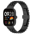 For Xiaomi Mi Band 8 Pro Five-bead Butterfly Buckle Metal Watch Band(Black) - Watch Bands by PMC TechLife | Online Shopping South Africa | PMC TechLife