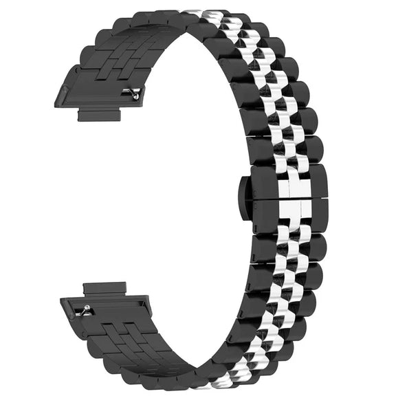 For  Xiaomi Redmi Watch 4 Five-bead Butterfly Buckle Metal Watch Band(Black)