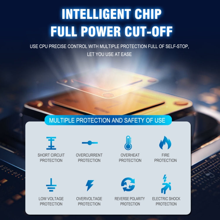 FOXSUR 20A 12V 24V Car / Motorcycle Smart Battery Charger, Plug Type:US Plug(Yellow) - free shipping - PMC TechLife - Order now!