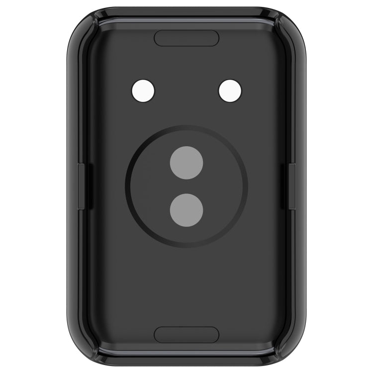 For Honor Band 9 PC + Tempered Film Integrated Watch Protective Case(Black) - Watch Cases by PMC TechLife | Online Shopping South Africa | PMC TechLife