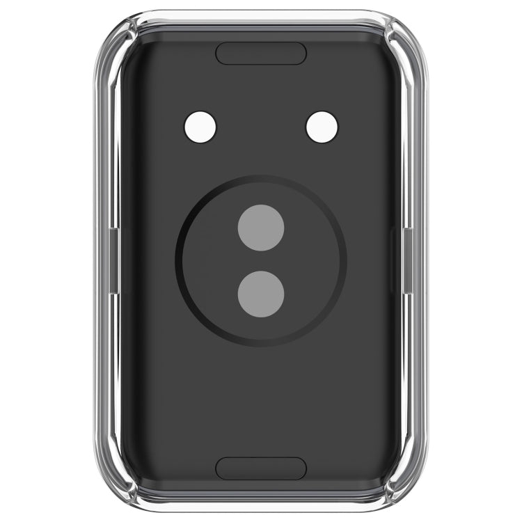 For Honor Band 9 PC + Tempered Film Integrated Watch Protective Case(Transparent) - Watch Cases by PMC TechLife | Online Shopping South Africa | PMC TechLife