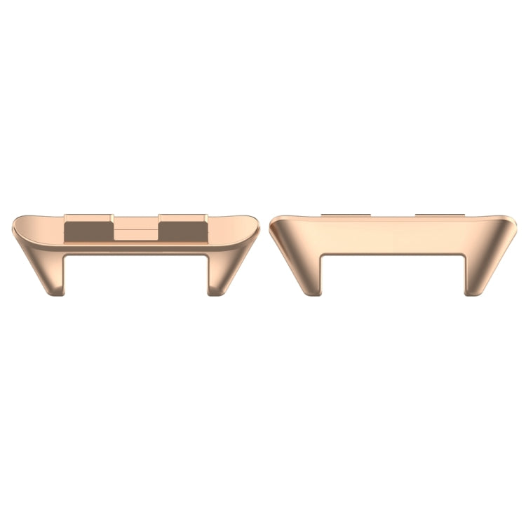 For Honor Band 9 1 Pair Stainless Steel Metal Watch Band Connector(Rose Gold) - Other Accessories by PMC TechLife | Online Shopping South Africa | PMC TechLife