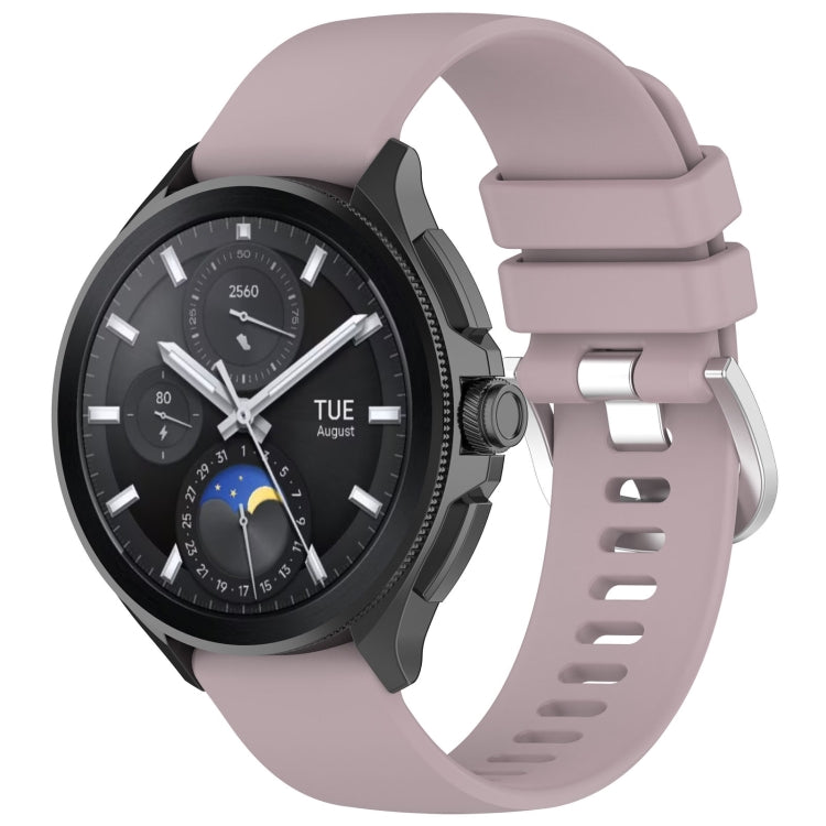 For Xiaomi Watch 2 Liquid Glossy Silver Buckle Silicone Watch Band(Purple) - free shipping - PMC TechLife - Order now!