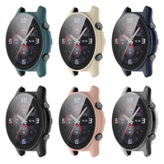 For Honor Watch GS 4 PC + Tempered Film Integrated Watch Protective Case(Transparent)