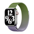 For Apple Watch Series 9 45mm Milan Gradient Loop Magnetic Buckle Watch Band(Purple Green) - Watch Bands by PMC TechLife | Online Shopping South Africa | PMC TechLife