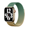 For Apple Watch Series 9 41mm Milan Gradient Loop Magnetic Buckle Watch Band(Gold Violet) - Watch Bands by PMC TechLife | Online Shopping South Africa | PMC TechLife